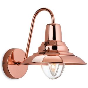FIRSTLIGHT FISHERMAN WALL LIGHT COPPER WITH CLEAR GLASS