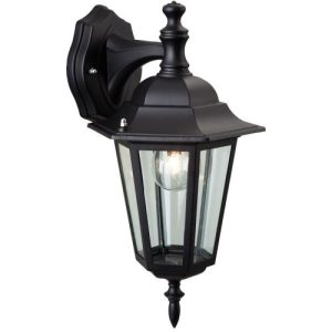 FIRSTLIGHT 6 PANEL LANTERN - DOWNLIGHT BLACK