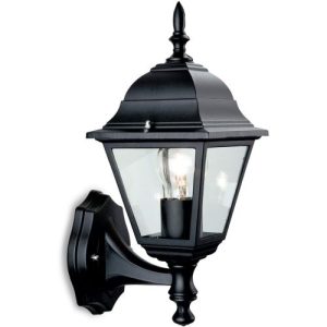 FIRSTLIGHT 4 PANEL LANTERN - UPLIGHT BLACK