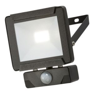 KNIGHTSBRIDGE 230V IP65 10W LED FLOODLIGHT WITH PIR SENSOR 4000K