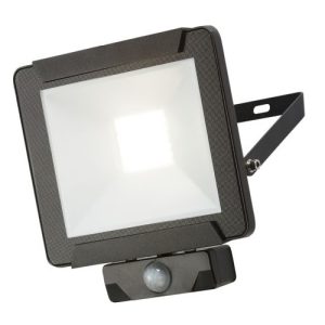 KNIGHTSBRIDGE 230V IP65 30W LED FLOODLIGHT WITH PIR SENSOR 4000K