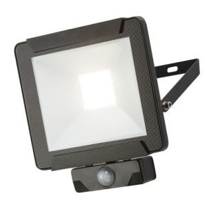 KNIGHTSBRIDGE 50W 4K BLACK LED PIR FLOODLIGHT+ OVERRIDE