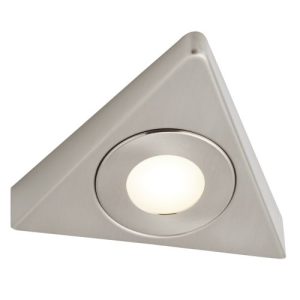 AYLA UNDER CABINET LIGHT 3W LED TRIANGLE SATIN NICKLE