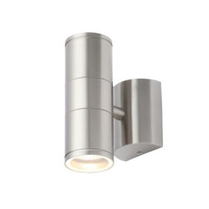 FORUM ISLAY UP/DOWN WALL LIGHT IN STAINLESS STEEL