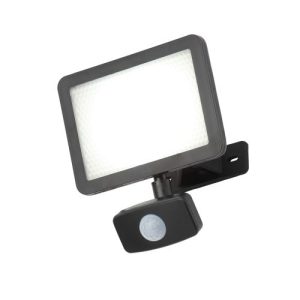 FORUM FILEY 20W POLYCARBONATE FLOODLIGHT /W PIR BL