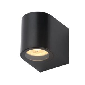 FORUM IONA 1LT WALL LIGHT ABS+PC IP44 MAX 5W LED BLACK