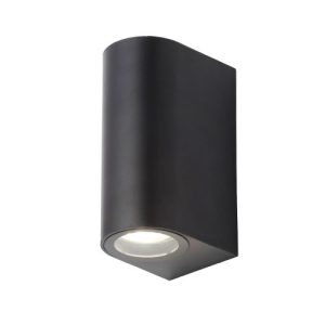 FORUM IONA 2LT WALL LIGHT ABS+PC IP44 MAX 5W LED BLACK