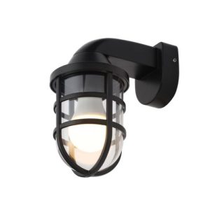 FORUM JURA ES BLACK WALL LIGHT IP44
