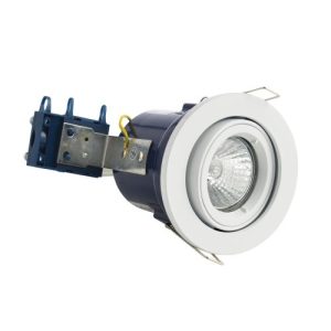 FORUM YATE ADJ FIRE RATED DOWNLIGHT WHITE