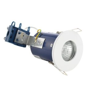 FORUM YATE IP65 FIRE RATED SHOWERLIGHT WHITE