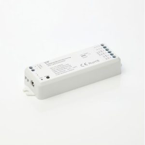 FORUM "10MM 4 CHANNEL LED RECEIVER DIMMER/CTA/RGB/RGBW - 12-24VDC -3X4A" WHITE