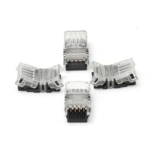 FORUM 12MM 5PIN SOLDER-FREE STRIP TO WIRE CONNECTOR WHITE