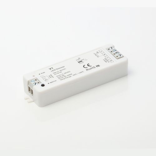 FORUM 8MM 1 CHANNEL LED RECEIVER 12-24VDC 1X8A WHITE