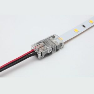 FORUM 8MM 2 PIN SOLDER-FREE STRIP TO WIRE CONNECTOR WHITE