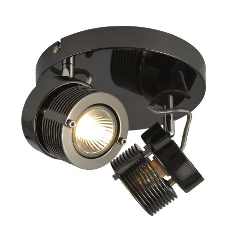 FORUM PEDRO CYLINDER 2LT SPOT BCHR BLACK CHROME