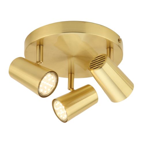 FORUM HARVEY SPOT 3LT PLATE SATIN BRASS
