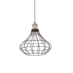 FORUM CASTOR ONION WIRE SHADE MBLK MATT BLACK