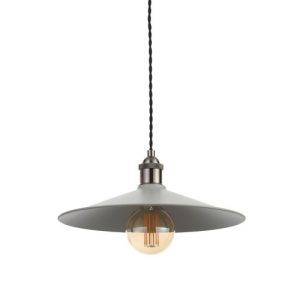 FORUM RIGEL LARGE SHALLOW DINER SHADE MATT GREY