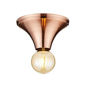 FORUM FLUSH CEILING ROSE ANTIQUE COPPER ACOP