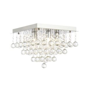 FORUM ORLANDO 30CM SQUARE FLUSH CHR CHROME