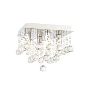 FORUM ORLANDO 23CM SQUARE FLUSH CHR CHROME