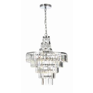FORUM BELLE CRYSTAL BARS CHAND CHR CHROME