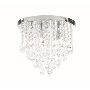 FORUM CELESTE 330MM DIA FLUSH CHR CHROME