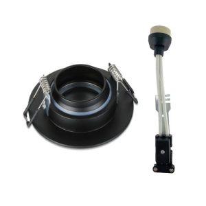 FORUM CALI IP65 TILTABLE DOWNLIGHT MATT BLACK