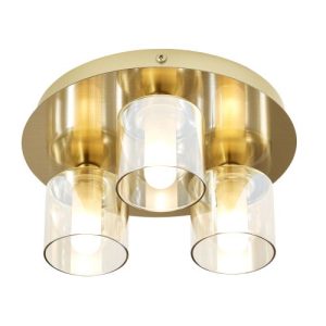 FORUM PATRAS 3LT PLATE FLUSH CHAMP/SBRASS CHAMPAGNE/ SATIN BRASS