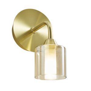 FORUM PATRAS 1LT WALL LIGHT CHAMP/SBRASS CHAMPAGNE/ SATIN BRASS