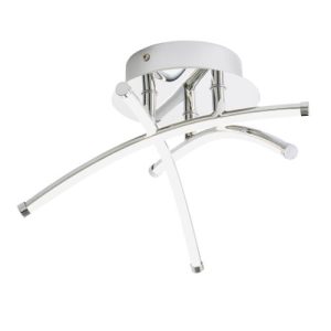 FORUM MANDRA CROSS-OVER LED CEILING IP44 CHROME