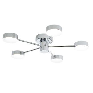 FORUM EDESSA 5X5W LED CEILING LIGHT IP44 CHROME