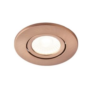 FORUM 3PK ACOP ADJ FIRERATED LED DOWNLIGHT 5W 4000K IP65 ANTIQUE COPPER