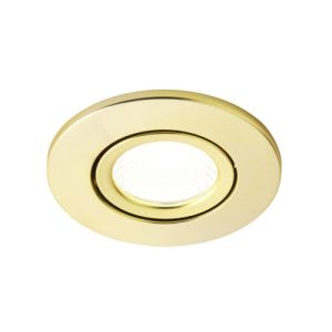 FORUM 3PK SBRS ADJ FIRERATED LED DOWNLIGHT 5W 4000K IP65 SATIN BRASS