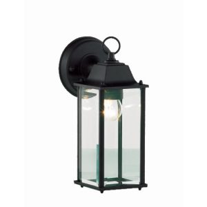FORUM CERES BEVELLED GLASS LANT BLACK