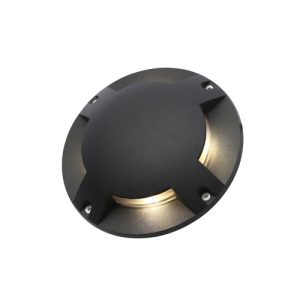 FORUM SCOUT 4 X 1W LED SURFACE MOUNT GROUND LIGHT ALUM IP67 BLACK