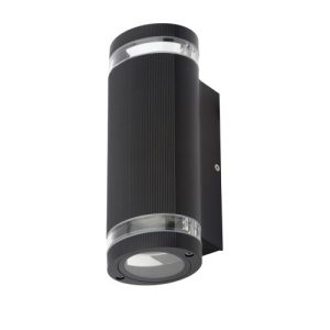 FORUM HELIX BLACK UP/DOWN WALL LIGHT