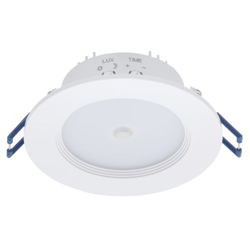 FORUM RENO 8W RECESS LIGHT C/W 360 PIR WHITE 3000K