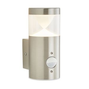 FORUM POLLUX 1LT E27 WALL LIGHT W PIR SST STAINLESS STEEL