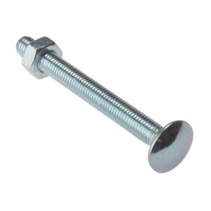 FORGEFIX 65MM M8 CARRIAGE BOLT & NUT (PK10)