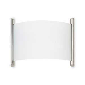 FORLIGHT WALL FIXTURE IP20 NIZA E27 60W SATIN NICKEL 970LM