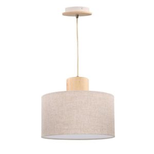 FORLIGHT PENDANT IP20 LAMPA E27 40W LIGHT WOOD