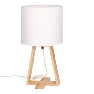 FORLIGHT TABLE LAMP IP20 NUTS E27 40W LIGHT WOOD