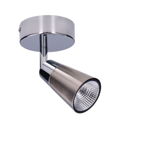 FORLIGHT SPOTLIGHT IP20 VITRO SIMPLE LED 5W 3000K SATIN NICKEL CHROME 449LM