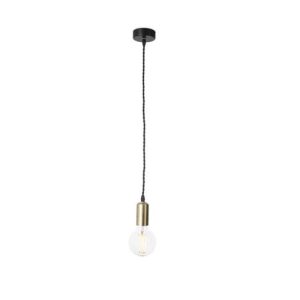 FORLIGHT PENDANT IP20 DIXIE E27 GOLD