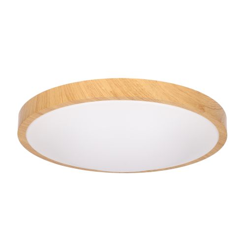 FORLIGHT CEILING FIXTURE IP44 TEMPO Ø410MM LED 22.8W 3000K LIGHT WOOD 1821LM