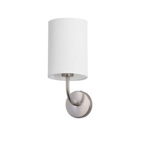FORLIGHT WALL FIXTURE IP20 ROMI E27 SATIN NICKEL