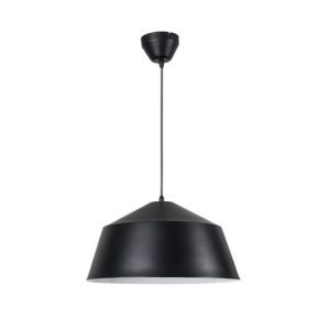 FORLIGHT PENDANT IP20 BOWL Ø400MM E27 40W BLACK WHITE