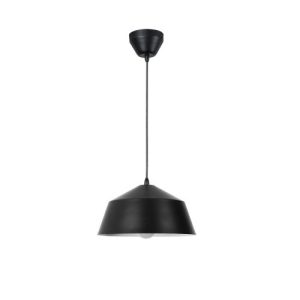 FORLIGHT PENDANT IP20 BOWL Ø250MM E27 40W BLACK WHITE