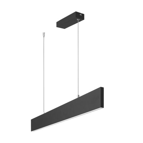 FORLIGHT PENDANT IP20 THIN LED 22.9W 3000K BLACK 751LM
